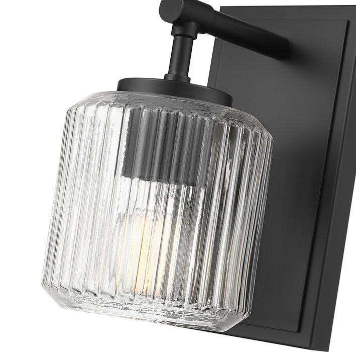 Z-Lite 7515-1S-MB One Light Wall Sconce, Matte Black