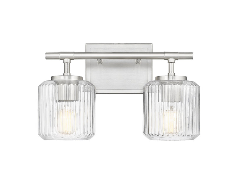 Z-Lite 7515-2V-BN Two Light Vanity, Brushed Nickel