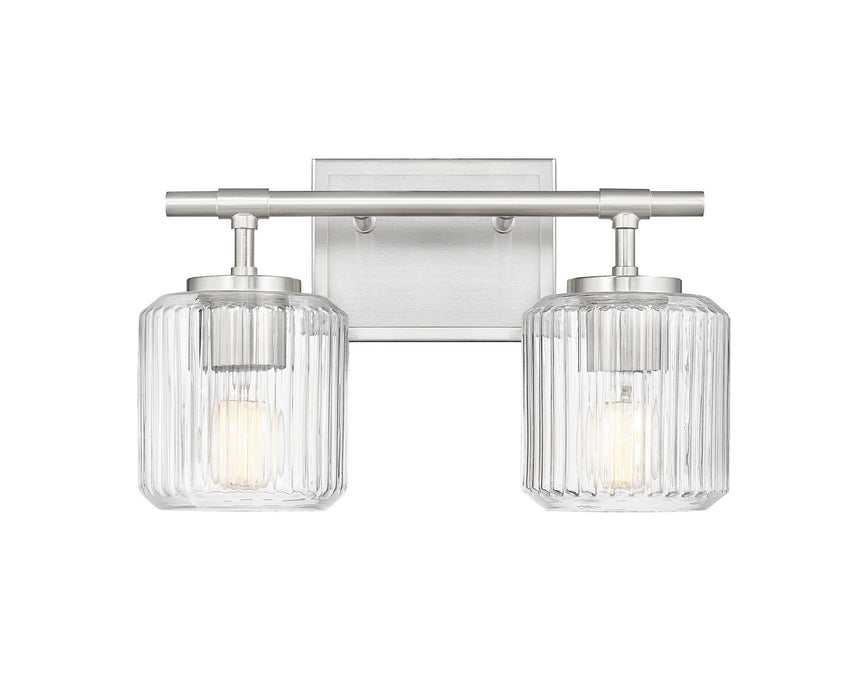 Z-Lite 7515-2V-BN Two Light Vanity, Brushed Nickel