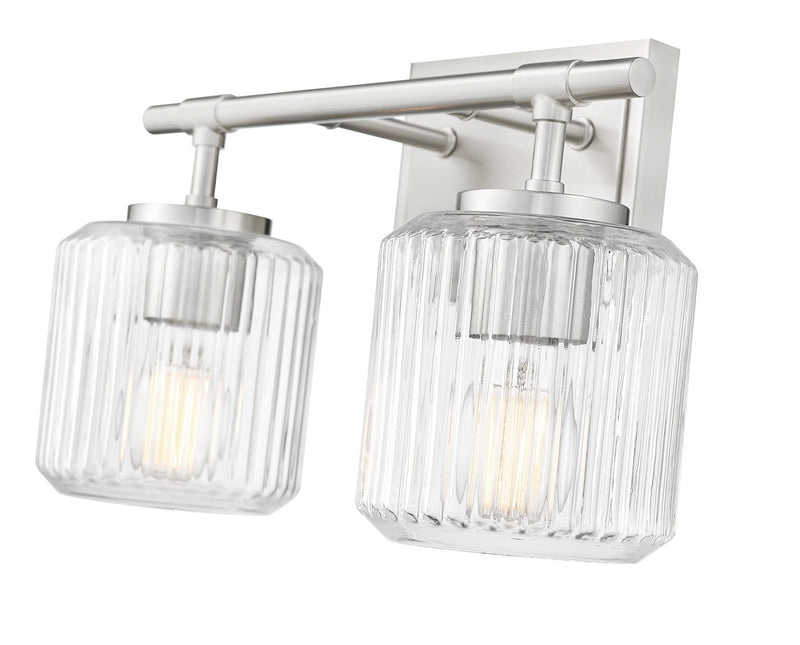 Z-Lite 7515-2V-BN Two Light Vanity, Brushed Nickel