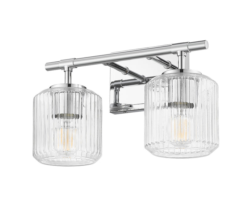 Z-Lite 7515-2V-CH Two Light Vanity, Chrome