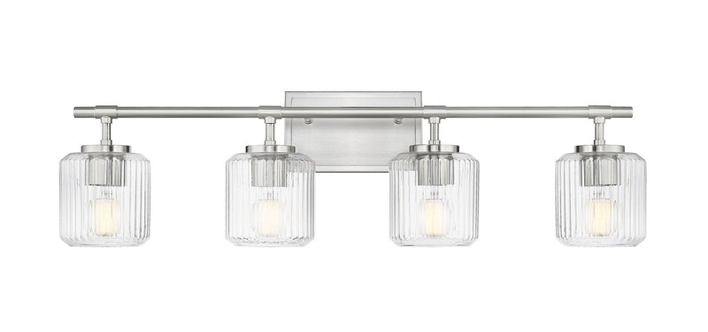 Z-Lite 7515-4V-BN Four Light Vanity, Brushed Nickel