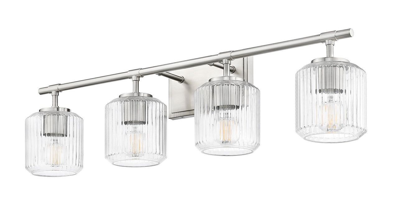 Z-Lite 7515-4V-BN Four Light Vanity, Brushed Nickel