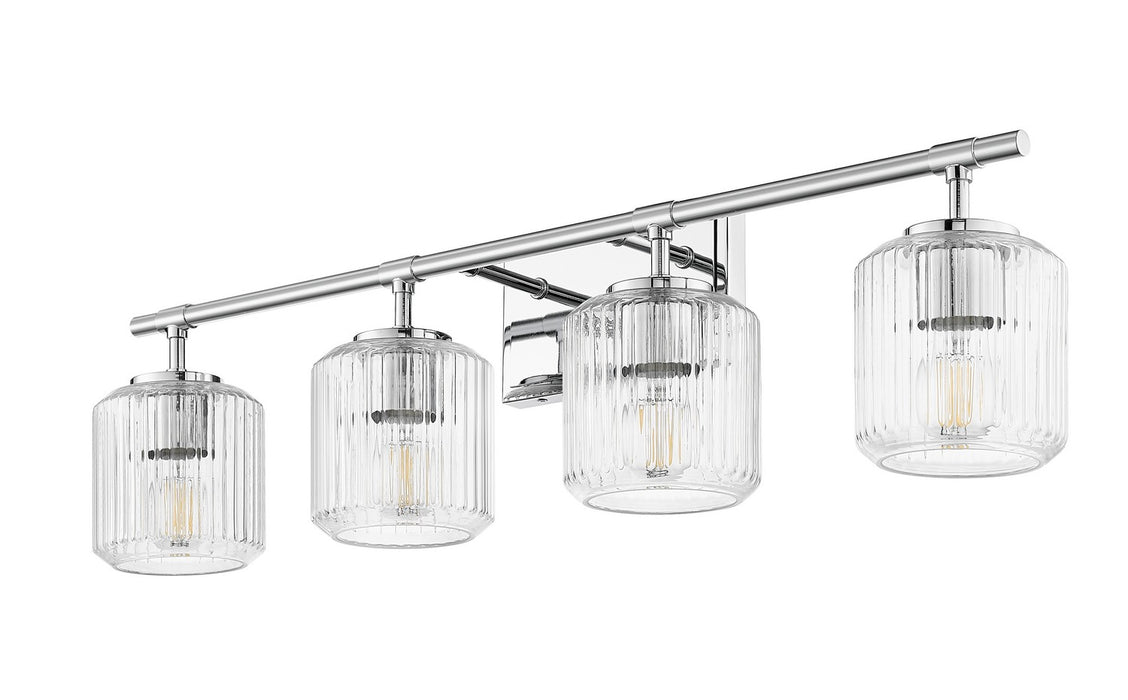 Z-Lite 7515-4V-CH Four Light Vanity, Chrome
