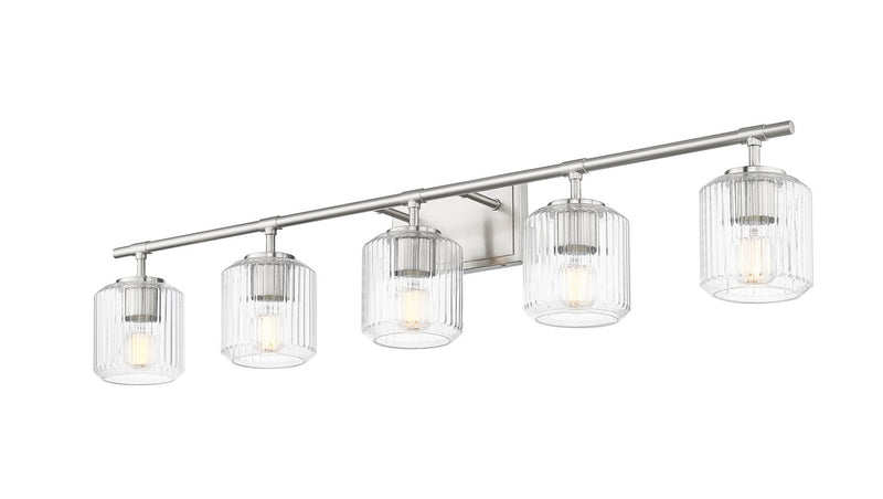 Z-Lite 7515-5V-BN Five Light Vanity, Brushed Nickel