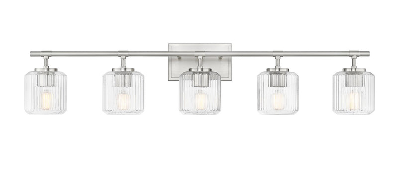 Z-Lite 7515-5V-BN Five Light Vanity, Brushed Nickel