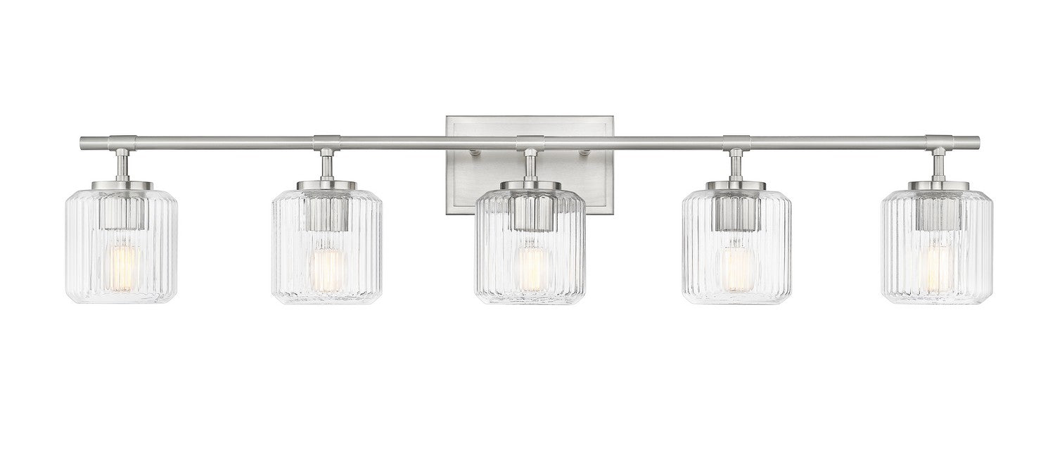 Z-Lite 7515-5V-BN Five Light Vanity, Brushed Nickel