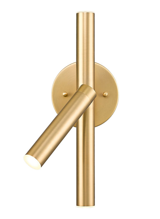 Z-Lite 919-3S-MGLD-LED LED Wall Sconce, Modern Gold