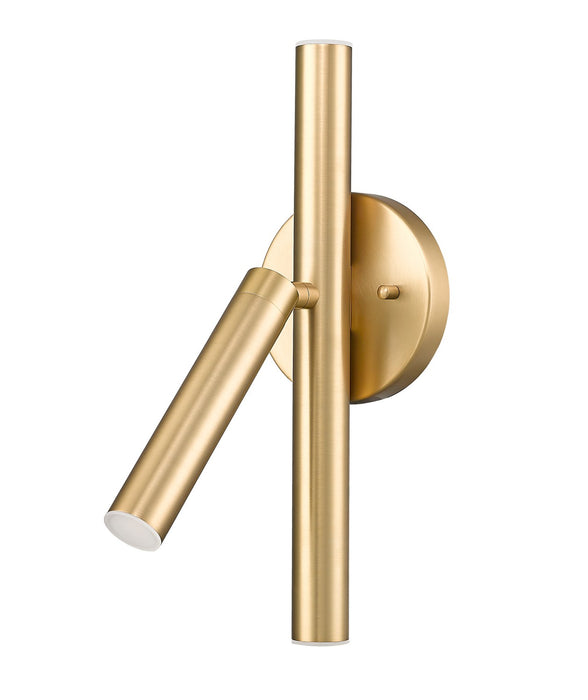 Z-Lite 919-3S-MGLD-LED LED Wall Sconce, Modern Gold