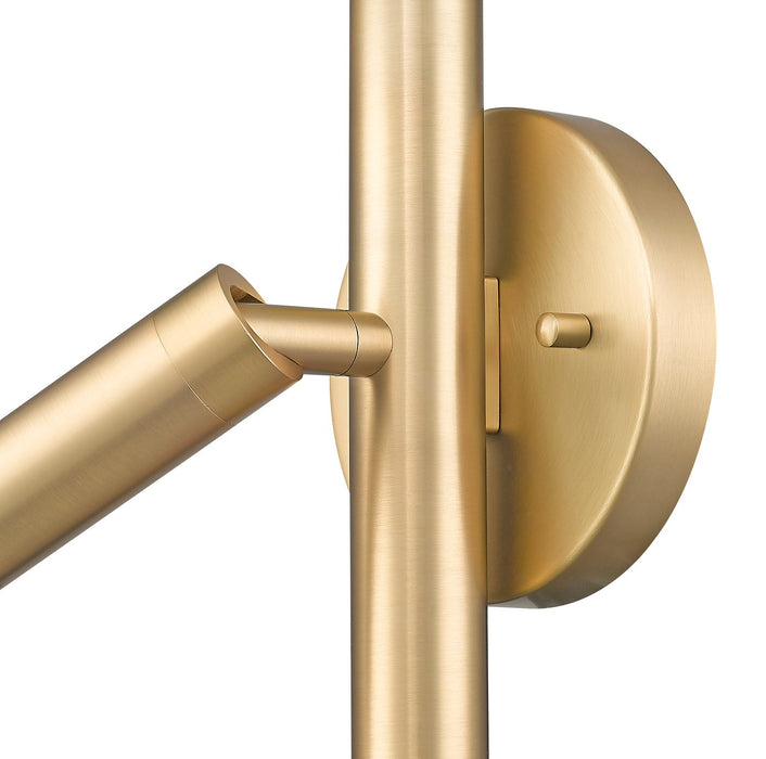 Z-Lite 919-3S-MGLD-LED LED Wall Sconce, Modern Gold