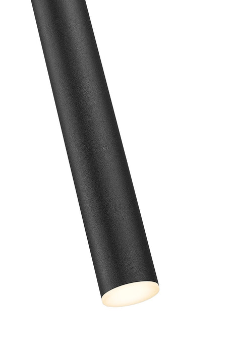 Z-Lite 919MP12-MB-LED LED Pendant, Matte Black