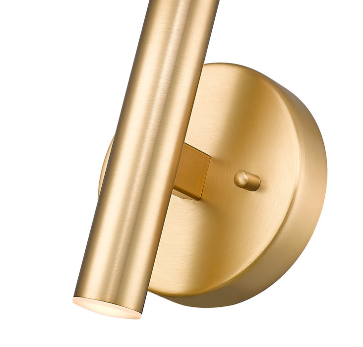 Z-Lite 919S-MGLD-LED LED Wall Sconce, Modern Gold