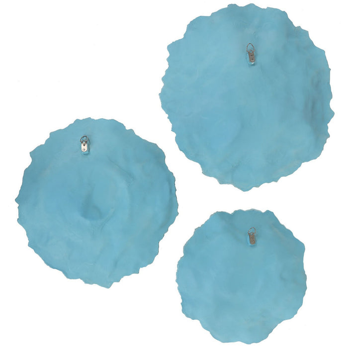 Uttermost 04378 Wall Decor Set/3, Ocean Blue