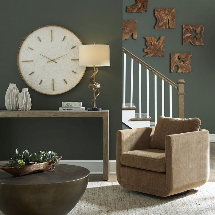 Uttermost 04379 Wall Decor Set/9, Natural Teak Wood
