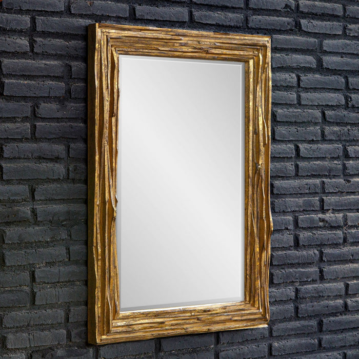 Uttermost 08213 Mirror, Antique Gold