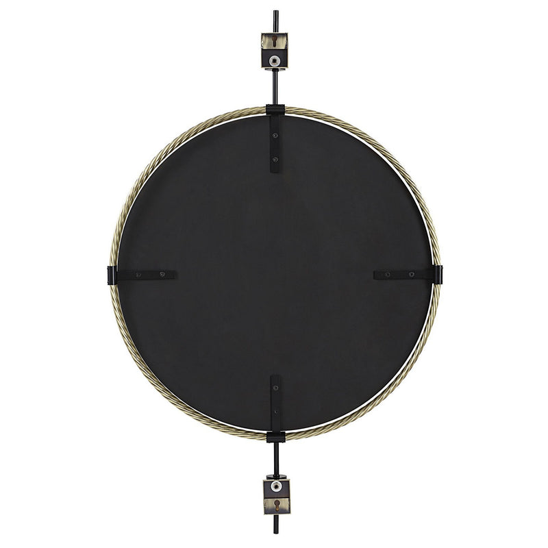 Uttermost 08215 Mirror, Antique Brass