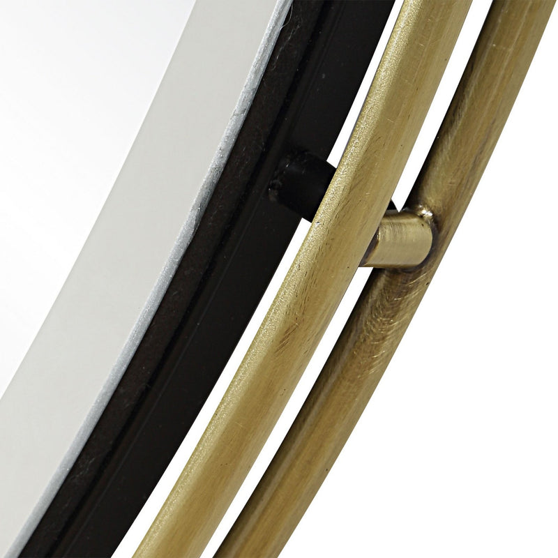 Uttermost 08216 Mirror, Antique Brass