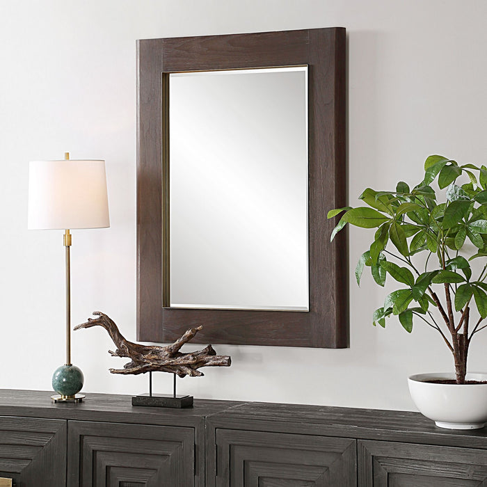 Uttermost 08218 Mirror, Antique Brass
