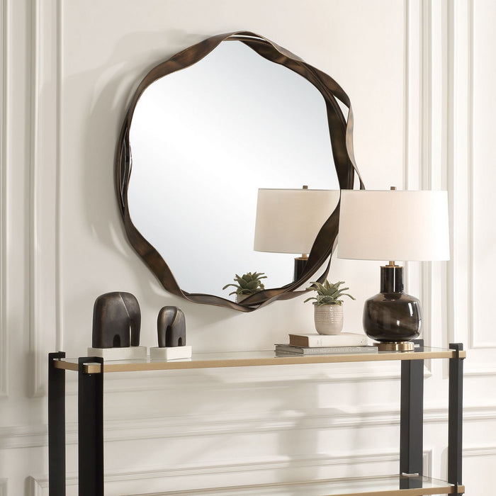Uttermost 08225 Mirror, Warm Bronze