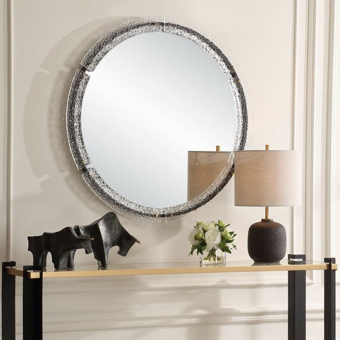 Uttermost 08228 Mirror, Black Iron