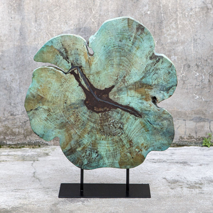 Uttermost 17125 Sculpture, Blue-green