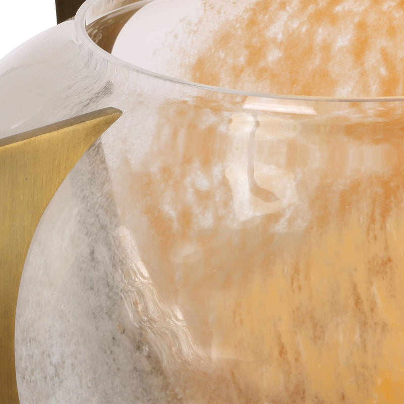 Uttermost 18183 Vase, Warm Brass