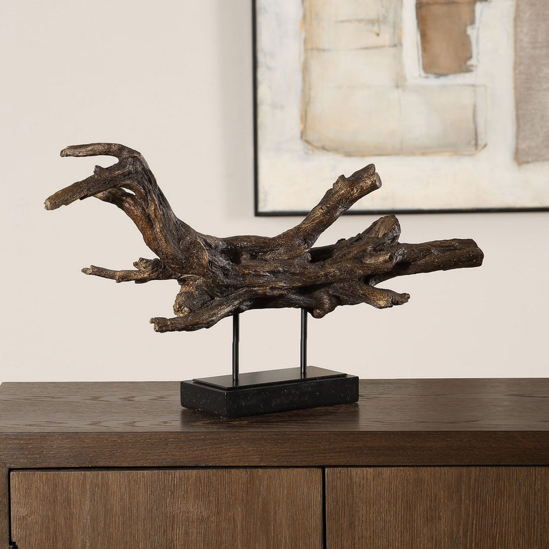 Uttermost 18221 Sculpture, Dark Brown