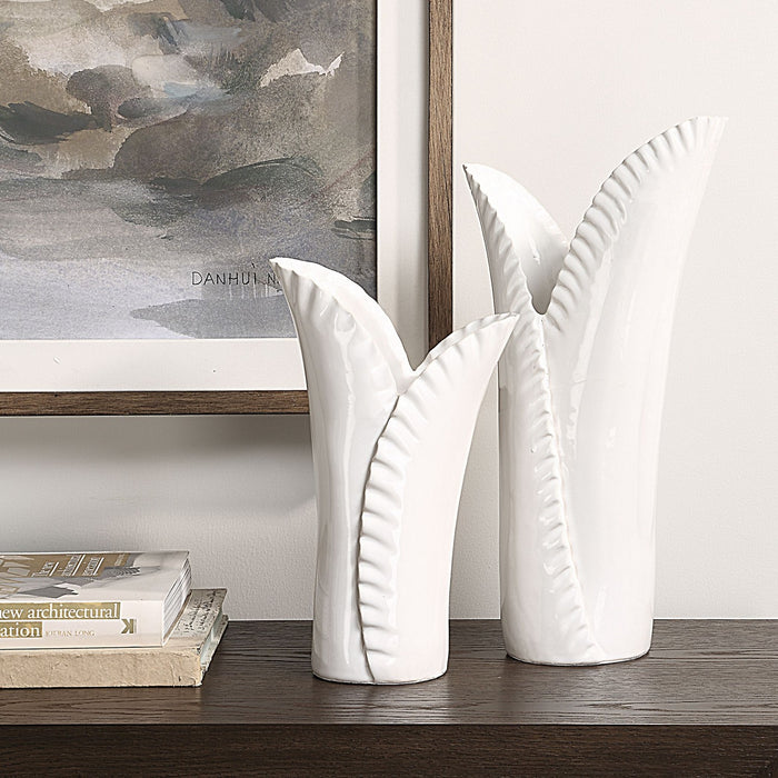 Uttermost 18222 Vases Set/2, White