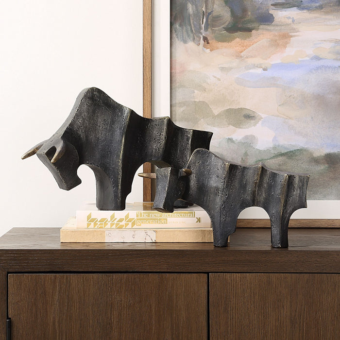 Uttermost 18227 Sculptures Set/2, Dark Bronze