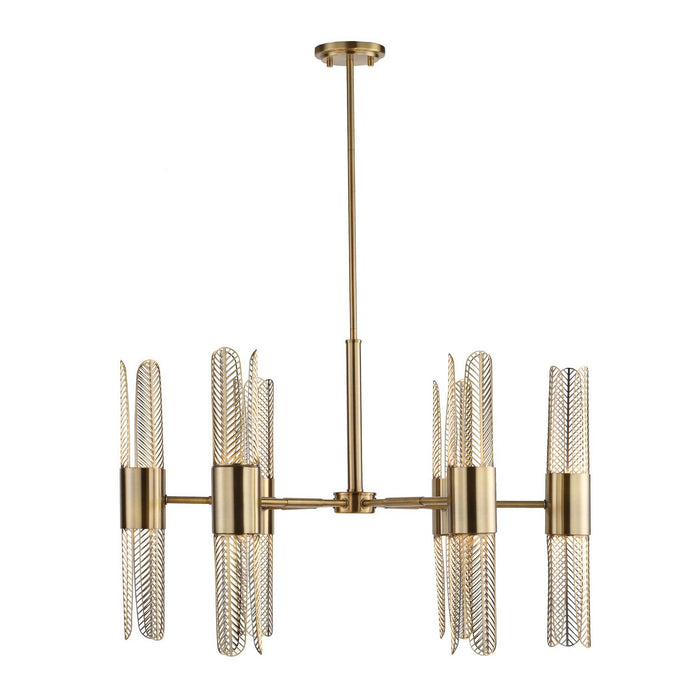 Uttermost 21391 LED Chandelier, Oxidized Brass