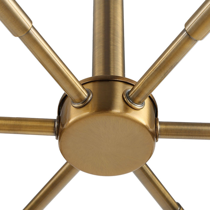Uttermost 21391 LED Chandelier, Oxidized Brass