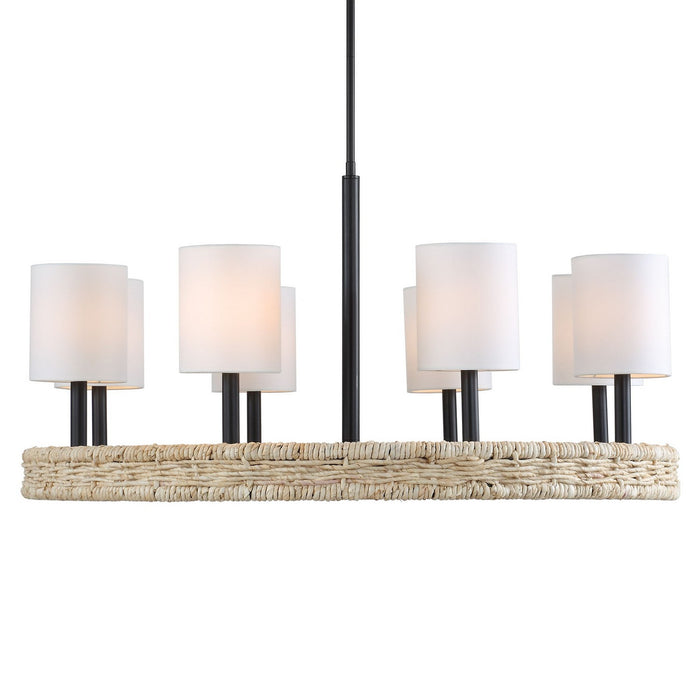 Uttermost 21393 Eight Light Chandelier, Dark Bronze