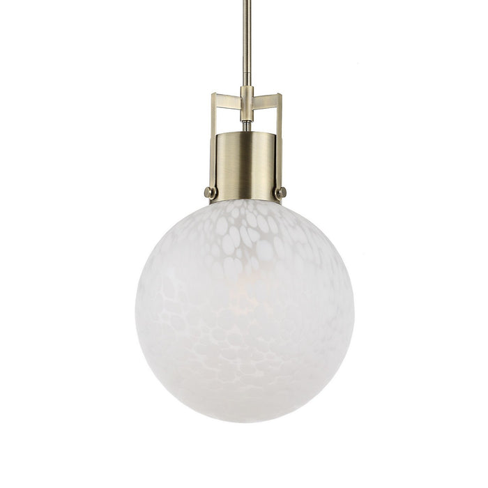 Uttermost 21609 One Light Pendant, Antique Brass