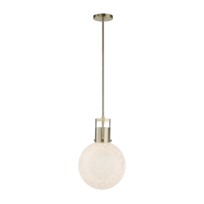 Uttermost 21609 One Light Pendant, Antique Brass