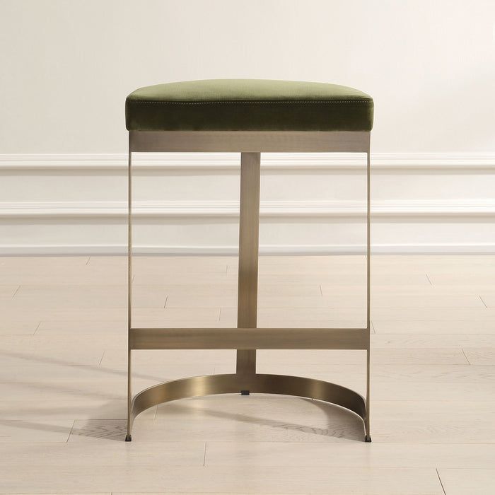 Uttermost 23869 Counter Stool, Forged Iron