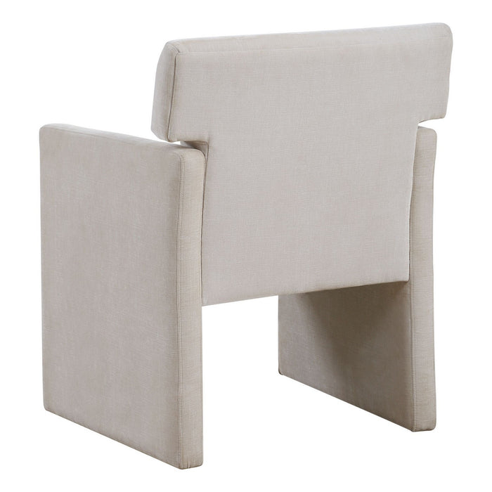 Uttermost 23877 Dining Chair, Ivory