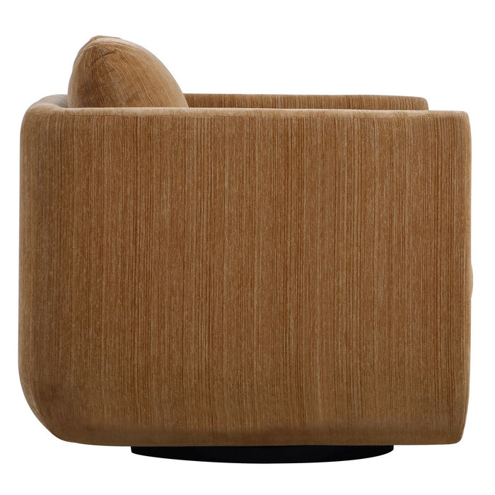 Uttermost 23878 Swivel Chair, Ginger