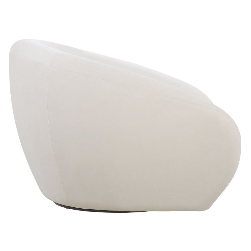 Uttermost 23890 Swivel Chair, Cream