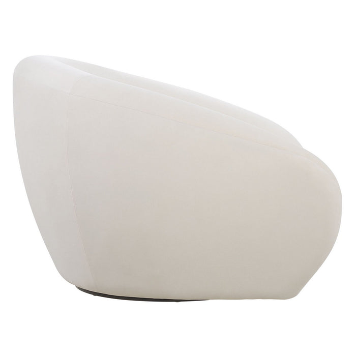 Uttermost 23890 Swivel Chair, Cream