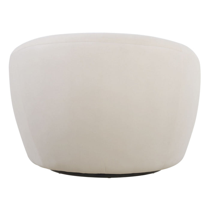 Uttermost 23890 Swivel Chair, Cream