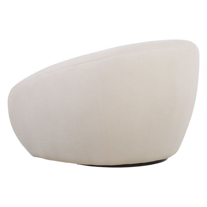 Uttermost 23890 Swivel Chair, Cream