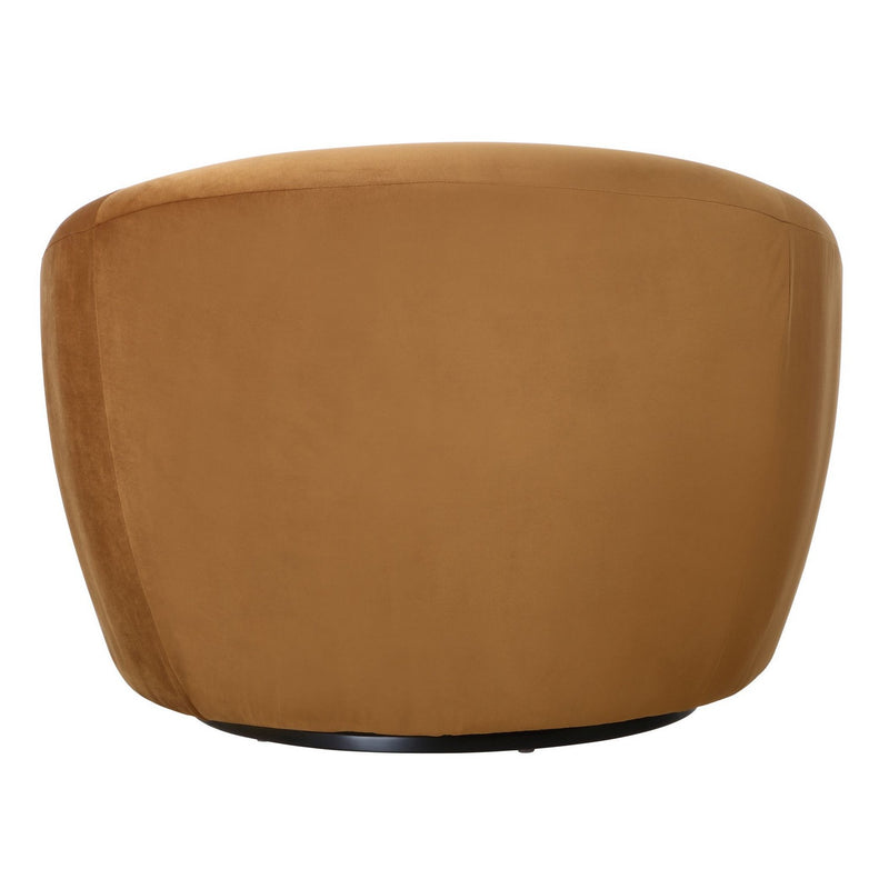 Uttermost 23898 Swivel Chair, Hazelnut