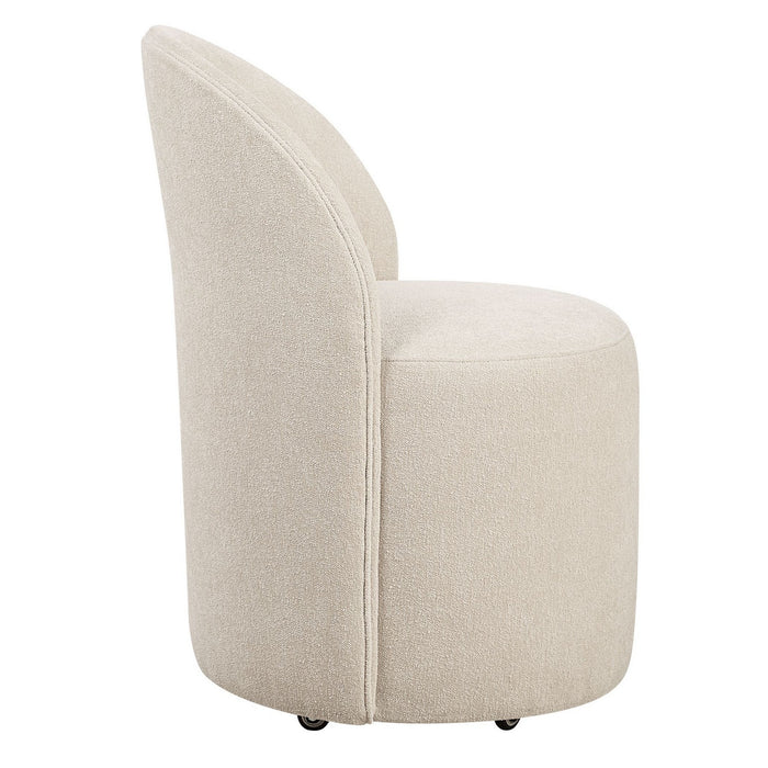 Uttermost 23903 Dining Chair, Light Sand