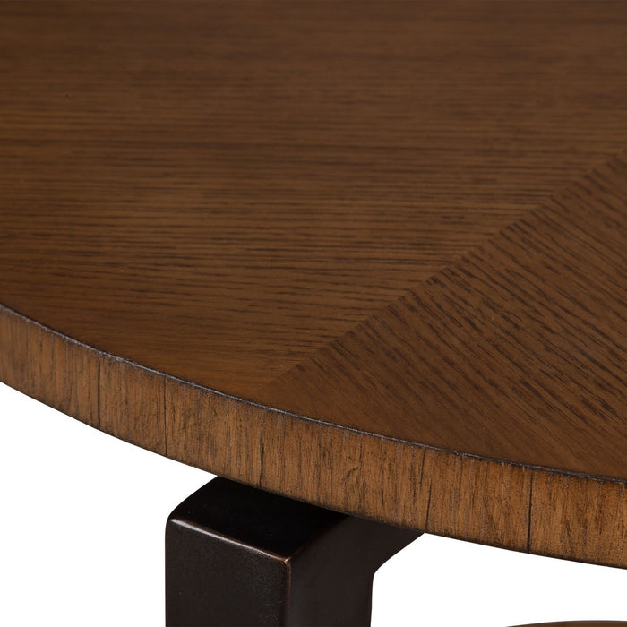 Uttermost 24595 Side Table, Dark Bronze