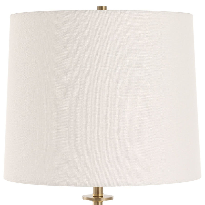 Uttermost 30449-1 One Light Buffet Lamp, Brass