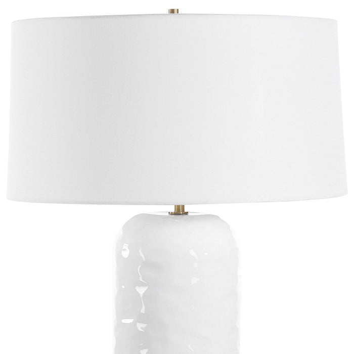 Uttermost 30450 One Light Table Lamp, Brushed Brass