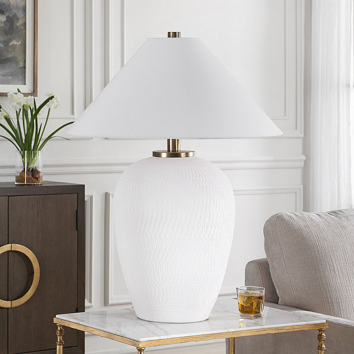 Uttermost 30451 One Light Table Lamp, Warm Bronze