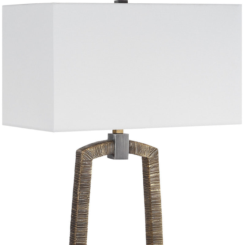 Uttermost 30452 One Light Floor Lamp, Dark Bronze