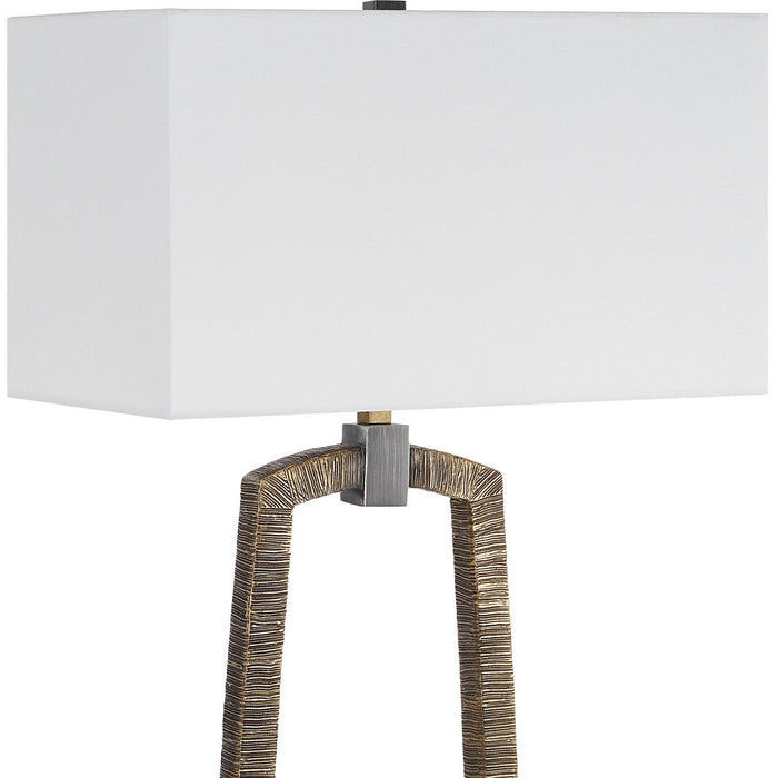 Uttermost 30452 One Light Floor Lamp, Dark Bronze