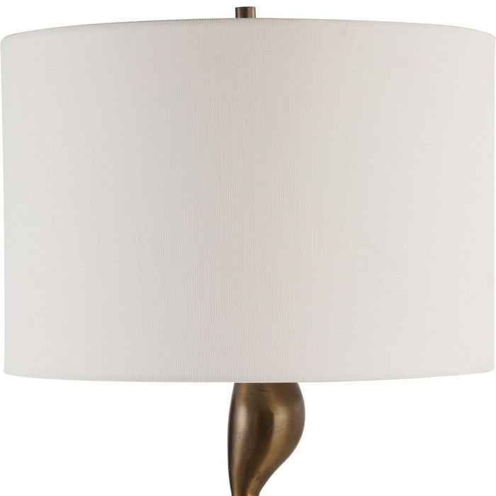 Uttermost 30454-1 One Light Table Lamp, Warm Bronze